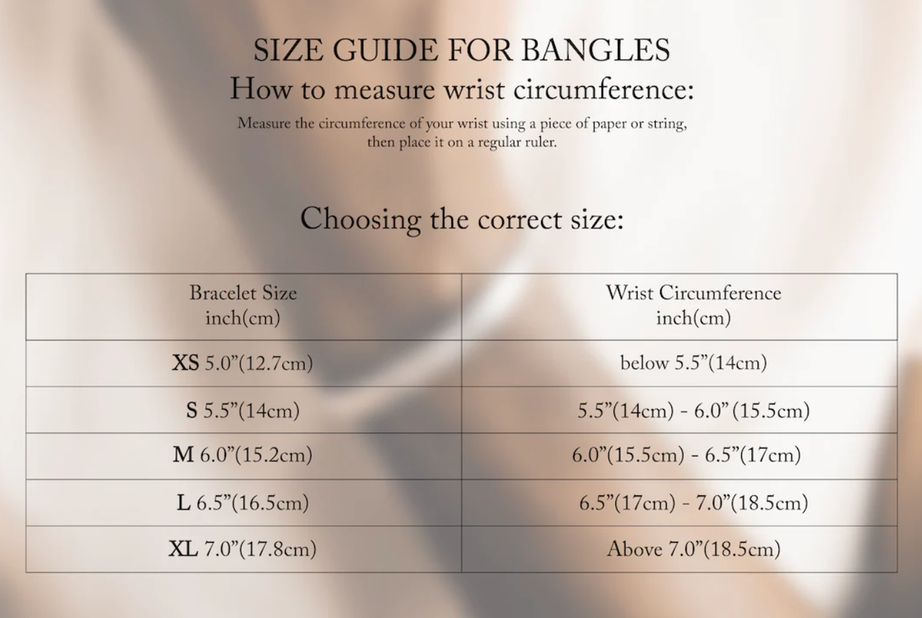 Size Guide